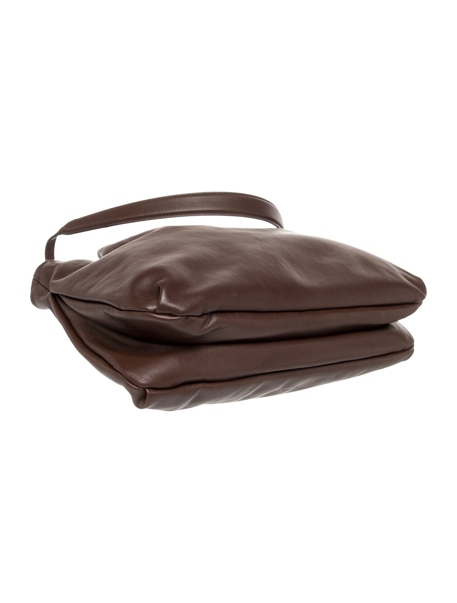 The Row Leather Bourse